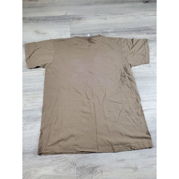 Mens Shirt Anvil Sea Turtle Maui Hawaii Brown Taupe Tribal Hawaiian Size M *Read - Picture 2 of 8